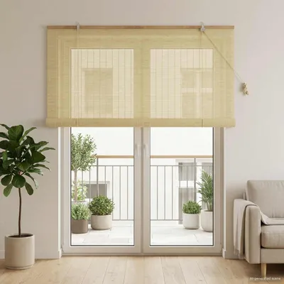 Produktbild von PUEAZU Rollo Natur 160 x 220 cm Bambus - Rollos &40589