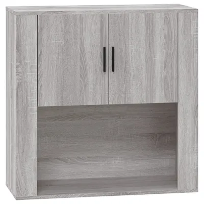Obrázek produktu pro Nástěnná skříňka šedá sonoma 80x33x80 cm kompozitní dřevo