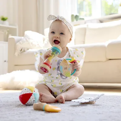 Produktbild von Hape 5-in-1 Baby-Sensorik-Set