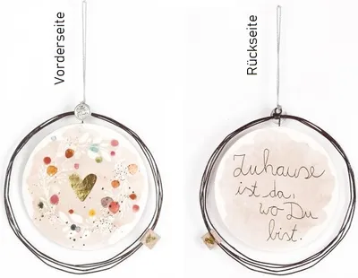 Produktbild von Zauberornament "Zuhause ist da, wo"