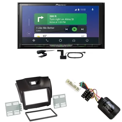 Produktbild von Pioneer AVH-Z9200DAB CarPlay Android Auto USB MP3 CD Einbauset für Isuzu D-Max 2