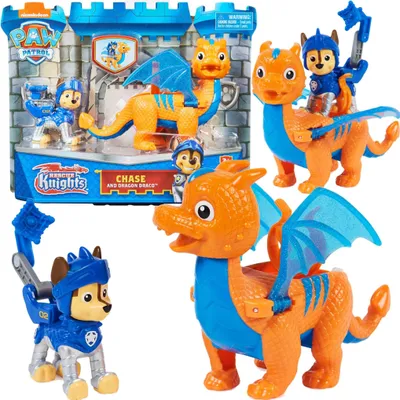 Produktbild von Tlapková patrola Figurka rytíře Chase a draka Draco