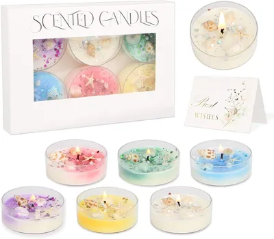 Immagine prodotto di Candele profumate, set da 6 pezzi, set regalo di candele profumate per ridurre lo stress