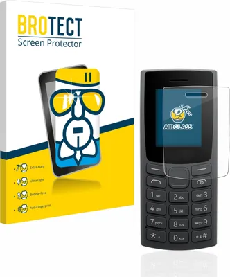 Produktbild von BROTECT Schutzglas für Nokia 110 (2023) Schutzfolie Panzer Folie Glas Display Schutz klar