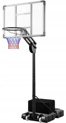 Obrázek produktu pro Basketbalový koš se stojanem SP38179, nastavitelná výška, černý
