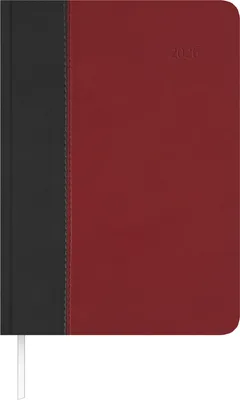Produktbild von Buchkalender Premium Fire schwarz-rot 2026 - Büro-Kalender A5 - Cheftimer - 1 Tag 1 Seite - 416 Seiten - Tucson-Einband - Zettler
