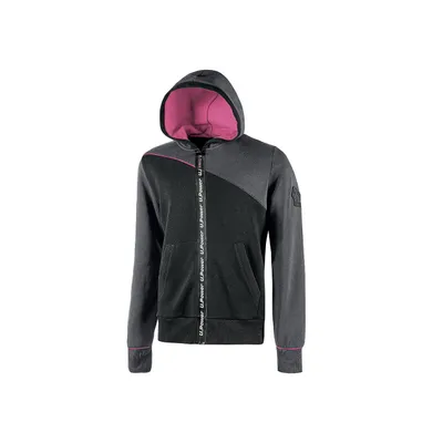 Produktbild von U-Power Hoody-Sweatshirt-Jacke Jupiter Lady, Farbe:grey fucsia, Größe:S