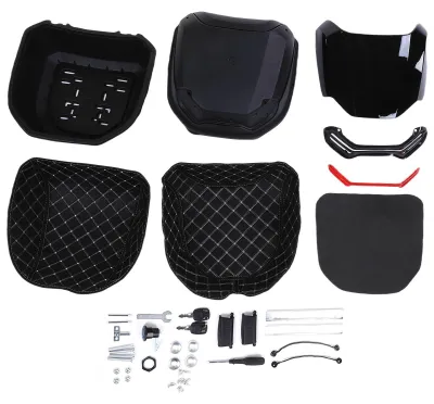 Produktbild von Motorrad-Kofferraum-Heckbox, 32 l, große Kapazität, wasserdicht, tragbar, Ersatz für Suzuki