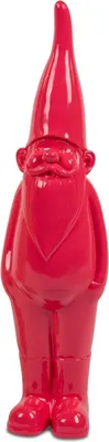 Produktbild von große Garten Dekofigur Gartenzwerg Trend pink H. 77cm aus Kunststein Formano S26