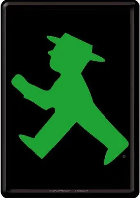 Produktbild von Nostalgic-Art - Blechpostkarte - Berlin - Ampelmann - Grün