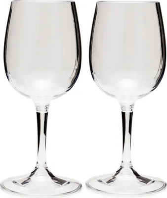 Produktbild von GSI Outdoors Nesting Wine Glass Set, Dessertweinglas, Standard-Glas, Copolyester, Transparent, 275 ml, 22,9 cm