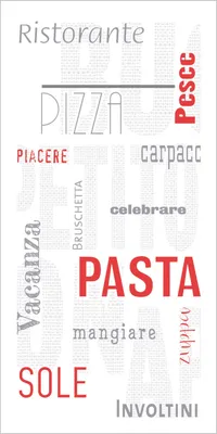 Produktbild von Airlaid Besteckservietten Pasta, 40 x 40 cm, 75 Stück - Mank