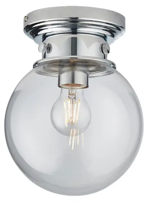 Immagine prodotto di Lampada a sospensione CHESWICK cromata 1xE27x20W vetro, dimensioni: 24,5x20x20 cm, IP44 Endon