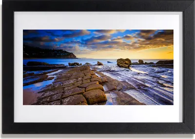 Produktbild von Bild 30x20 MDF-Rahmen Wandkunst Strandlandschaften