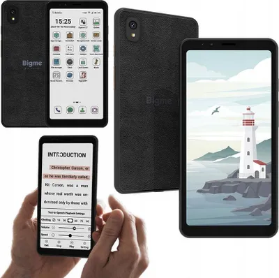 Obrázek produktu pro Čtečka elektronických knih Smartphone 2 v 1 Colour 5,84" 6/128 Gb Bigme Hibreak