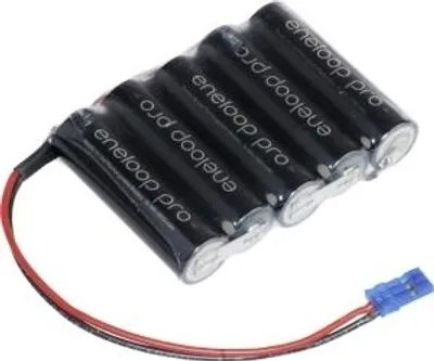Immagine prodotto di Panasonic batteria 5 Mignon (AA) cavo, spina NiMH eneloop Pro serie F1x5 Graupner 6 V 2450 mAh (134059)