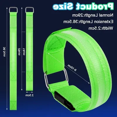 LED-Armband mit Beleuchtung, blinkende Armbänder für Kinder und Erwachsene, Sicherheitsarmband für Laufen, Spaziergänge mit