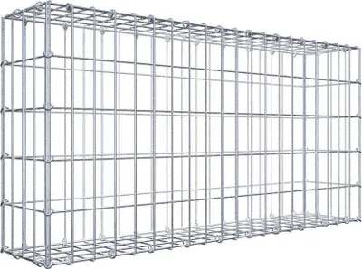 Immagine prodotto di Gabbione 100 cm x 50 cm x 20 cm (L x H x P), maglia 5 cm x 10 cm, anello a C