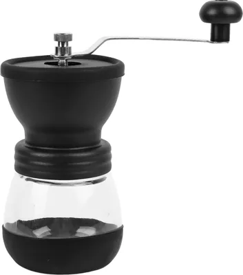 Image de Moulin à café manuel portable en acier inoxydable, en silicone, facile à nettoyer et durable pour la maison et les voyages