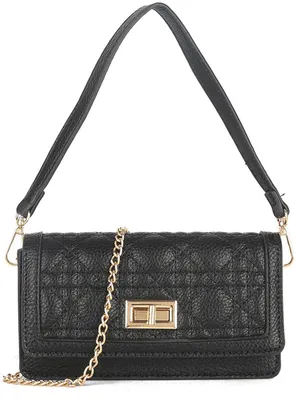 Immagine prodotto di Boheme Strandtas/Shopper nero - Borsa in tela con manici in pelle