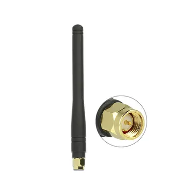 Produktbild von DeLOCK 88914, 2,5 dBi, 0.433 GHz, 50 Ohm, Omnidirektionale Antenne, SMA, Vertikale Polarisation