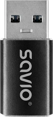 Obrázok produktu pre Savio AK-81, USB Typ-C, USB Typ-A, Samica, Samec, Čierna, Čína