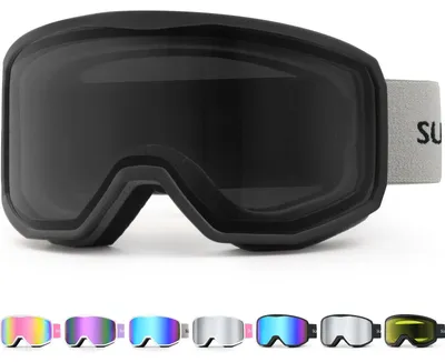 Produktbild von Skibrille mit UV400-Schutz – Anti-Beschlag – Snowboardbrille – Wintersport – Damen/Herren – Schutz
