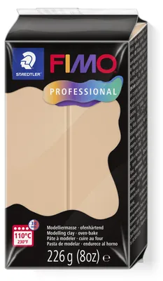 Immagine prodotto di FIMO 8042-45 Argilla da modellare FIMO PROFESSIONAL, indurimento a forno, 226 g, sabbia