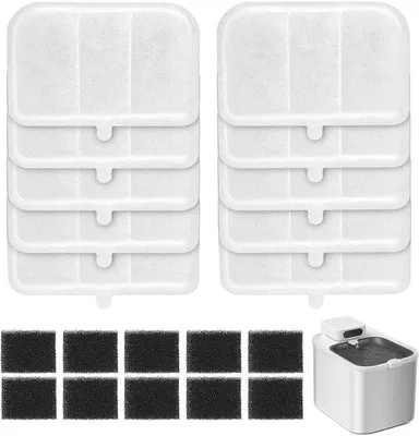 Produktbild von Wasserfilter für Katzen - 10 Ersatzfilter mit Harz und Aktivkohle