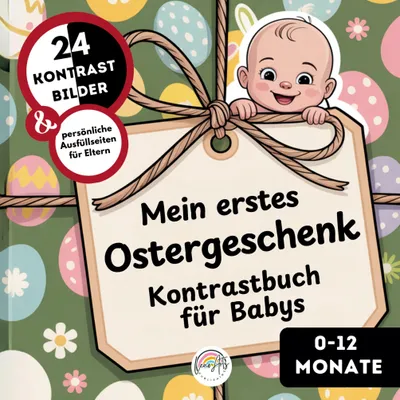 Produktbild von Kontrastbuch für Babys: Mein erstes Ostergeschenk