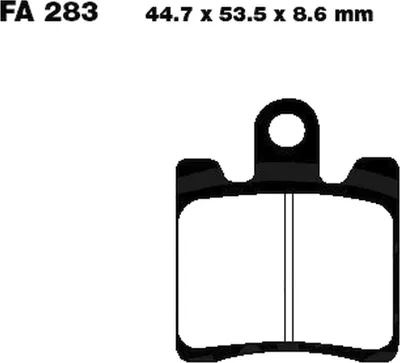 Produktbild von Bremsbeläge Vorderrad für Suzuki AN 400 Burgman Baujahr 1999-2006 Bremsklotz von EBC - Neu