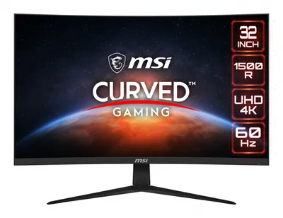 Produktbild von MSI G321CUV Computerbildschirm 80 cm (31.5") 3840 x 2160 Pixel 4K Ultra HD Schwarz