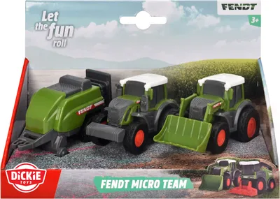 Produktbild von Dickie Toys Fendt Microvehicles 3 Stück