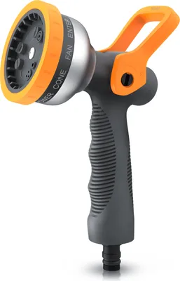 Produktbild von Brandson Gartenbrause, Garten Handbrause, Multifunktionsbrause, Gartenspritze, Multifunktionsbrause, 9 Sprühprofile, Spritzpistole, robuster Metallkopf, 9 Sprühbilder, ergonomischer Griff, Gardena kompatibel