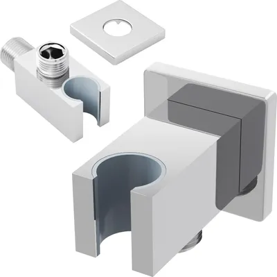 Produktbild von Granitan | Duschbrause Anschlusswinkel - Messing - Quadratisch - Korrosionsbeständig - Minimalistisches Design