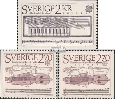 Produktbild von Briefmarken Schweden 1985 Mi 1328A-1329Dl,Dr (kompl.Ausg.) postfrisch Europamarken