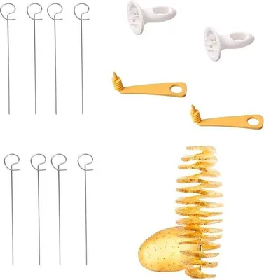 Produktbild von Manuelle Spiralschneider für Kartoffeln und Gemüse 2er Set