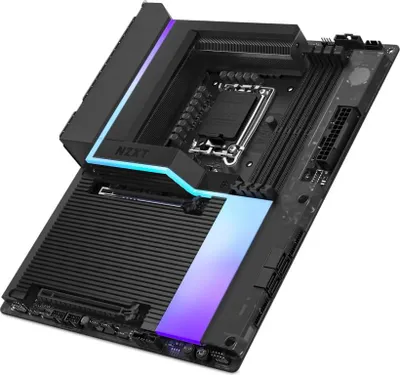 Image de Carte mère gaming NZXT N9 Z890 ATX pour processeurs Intel Core Ultra avec éclairage RGB