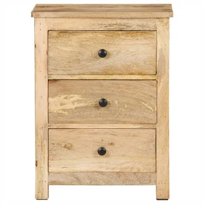 Immagine prodotto di Comodino 45x35x60 cm in Legno Massello di Mango