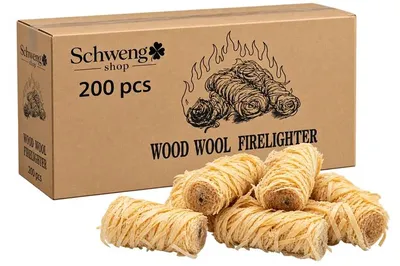 Produktbild von Holzwolle-Anzünder – 200 Stück