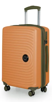 Immagine prodotto di HAUPTSTADTKOFFER Mitte - Valigia bagaglio a mano 55x40x23 cm con estensione XL carrello cabina aereo, 4 ruote, Bagaglio a mano TSA, 55 litri,Marille