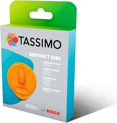 Immagine prodotto di Bosch 17001491,00632396,00576837 Disco a T di pulizia arancione per Tassimo