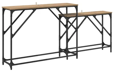 Obrázek produktu pro vidaXL Konzolový stolek 2 ks Artisan dub 100 x 28 x 75 cm