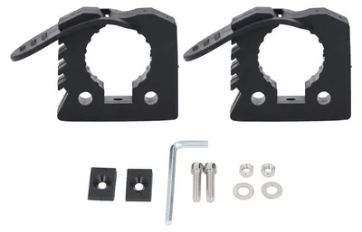 Productafbeelding van 1 set snelsluitingsklemmen van rubber, bevestigingsbeugel, schepsteun voor vrachtwagens, UTV's, ATV's, offroad voertuigen, geschikt voor binnen gebruik, 3-4 cm
