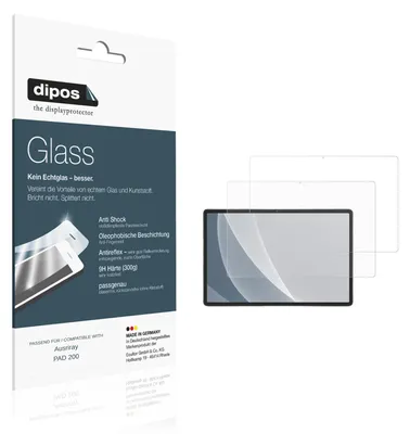 Image de 2x Protection écran pour Ausriray PAD 200 mat Verre souple Film Protecteur 9H dipos