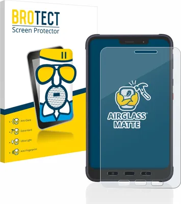 Produktbild von BROTECT Entspiegelungs Schutzglas für Samsung Galaxy Tab Active 3 Enterprise Edition LTE Schutzfolie Panzer Folie Glas Display Schutz matt