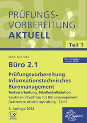 Obrázek produktu pro Büro 2.1 - Prüfungsvorbereitung aktuell Kaufmann/Kauffrau für Büromanagement
