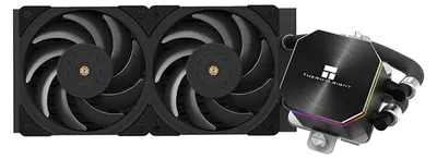 Obrázok produktu pre Thermalright Frozen Edge 240 – Čierny vodný chladič pre procesor s 120mm PWM ventilátorom, 240 mm, čierna verzia, integrovaný chladič pre procesory AM4/AM5, Intel LGA1700/1150/1151/1200/1851 – G
