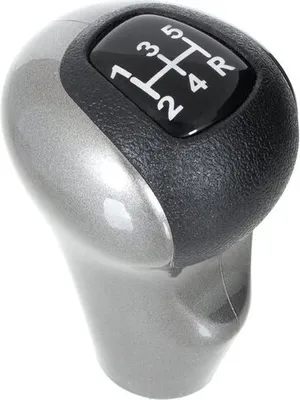 Image de Pommeau de levier de vitesse en noir / argent 5-vitesses pour Honda Civic VIII 2005-