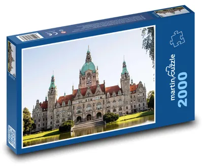 Produktbild von martinpuzzle - Puzzle 2000 Teile - Hannover - Rathaus, Deutschland